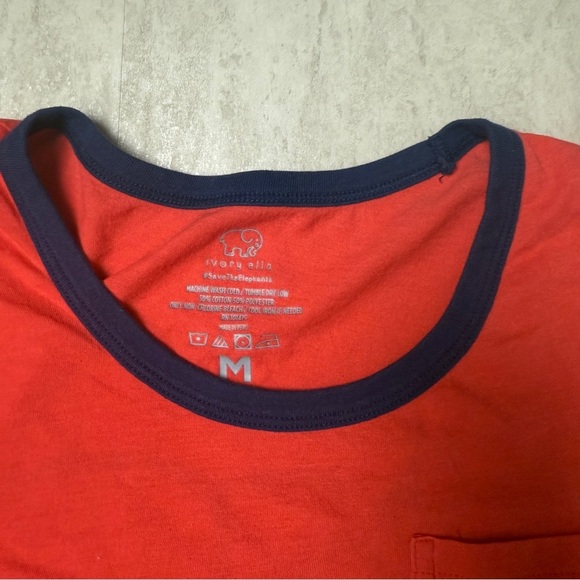 Ivory Ella shirt Short Sleeve Tee with Elephant Design - Picture 6 of 6